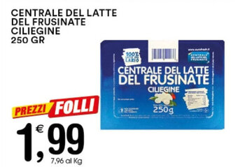CENTRALE DEL LATTE DEL FRUSINATE CILIEGINE 250 GR