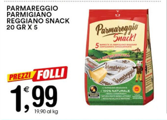 Gecop PARMAREGGIO PARMIGIANO REGGIANO SNACK 20 GR X 5 offerta