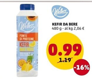 PENNY Welless kefir da bere offerta