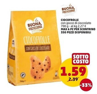 PENNY La buona pasticceria ciocofrolle offerta