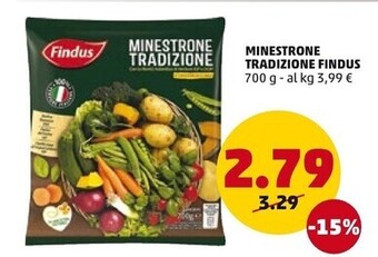 PENNY Findus minestrone tradizione offerta