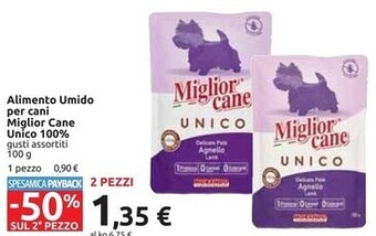 Carrefour Iper Morando alimento umido per cani miglior cane unico 100% offerta
