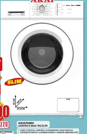 Risparmio Casa Akai aqua7048sn lavatrice 7kg slim offerta