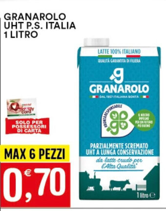 Gecop GRANAROLO UHT P.S. Italia 1 Litro offerta