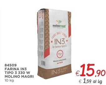 Zona Molino magri farina in3 tipo 3 330 w offerta