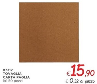 Zona Tovaglia carta paglia offerta