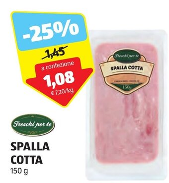 ALDI Freschi per te SPALLA COTTA 150 g offerta