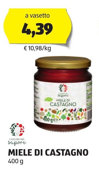 ALDI I COLORI DEL sapore MIELE DI CASTAGNO 400 g offerta