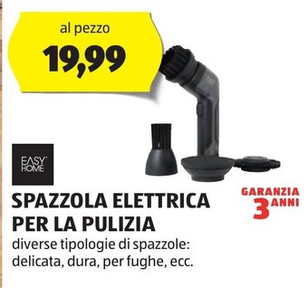 ALDI Easy Home SPAZZOLA ELETTRICA PER LA PULIZIA offerta