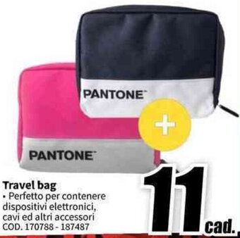 MediaWorld PANTONE Travel bag offerta