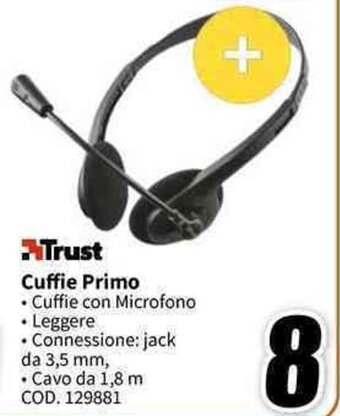 MediaWorld Trust Cuffie Primo offerta