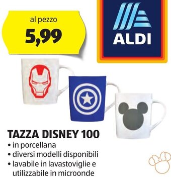 ALDI TAZZA DISNEY 100 offerta