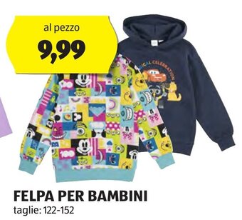 ALDI FELPA PER BAMBINI 122-152 offerta