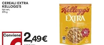 Coop Kelloggs cereali extra offerta