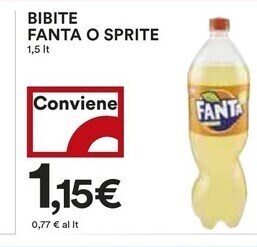 Coop Bibite fanta o sprite offerta