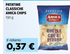 Coop Amica chips patatine classiche offerta