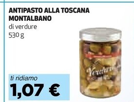 Coop Montalbano antipasto alla toscana offerta