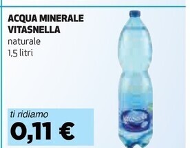 Vitasnella acqua minerale