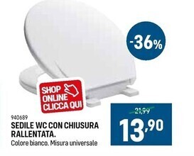 Cfadda Sedile wc con chiusura rallentata offerta