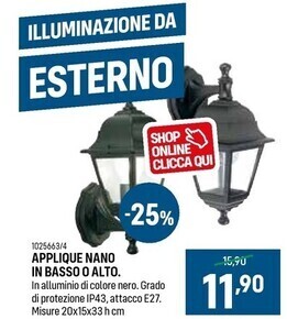 Cfadda Applique nano in basso o alto offerta