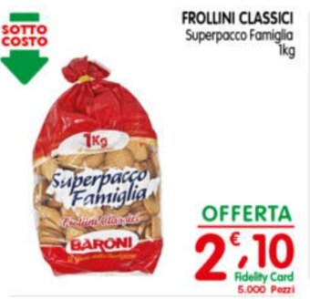 D'Ambros FROLLINI CLASSICI Superpacco Famiglia 1kg offerta