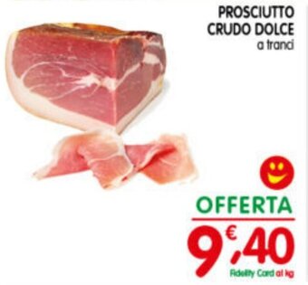 D'Ambros PROSCIUTTO CRUDO DOLCE a tranci offerta