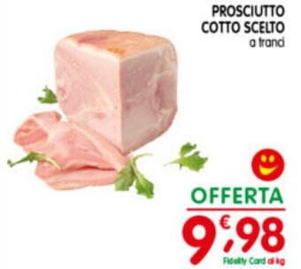 D'Ambros PROSCIUTTO COTTO SCELTO a tranci offerta