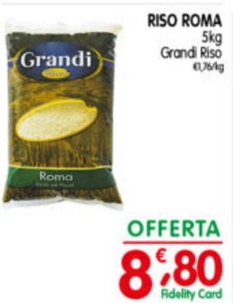 D'Ambros RISO ROMA 5kg Grandi Riso offerta