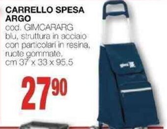 CARRELLO SPESA ARGO cm 37 x 33 x 95,5