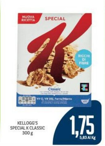 Supermercati Piccolo KELLOGG'S SPECIAL K CLASSIC 300 g offerta