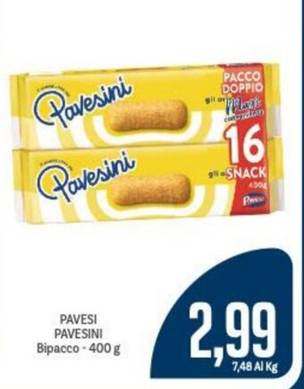 Supermercati Piccolo PAVESI PAVESINI Bipacco - 400 g offerta