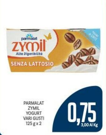 Supermercati Piccolo PARMALAT ZYMIL YOGURT VARI GUSTI 125 gx2 offerta