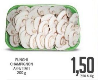 Supermercati Piccolo FUNGHI CHAMPIGNON AFFETTATI 200 g offerta