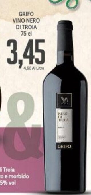 GRIFO VINO NERO DI TROIA 75 cl