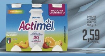 Supermercati Piccolo DANONE ACTIMEL VARI TIPI 100 g x 6 offerta