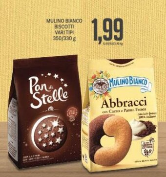 Supermercati Piccolo MULINO BIANCO BISCOTTI VARI TIPI 350/330 g offerta
