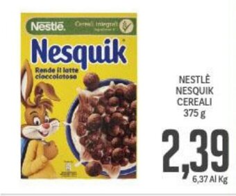 Supermercati Piccolo NESTLÈ NESQUIK CEREALI 375 g offerta