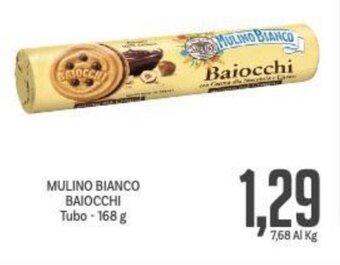 Supermercati Piccolo MULINO BIANCO BAIOCCHI Tubo - 168 g offerta