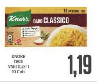 Supermercati Piccolo KNORR DADI VARI GUSTI 10 Cubi offerta