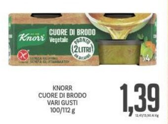 Supermercati Piccolo KNORR CUORE DI BRODO VARI GUSTI 100/112 g offerta