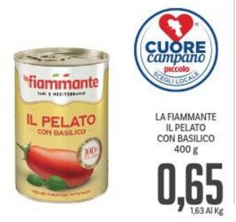 Supermercati Piccolo LA FIAMMANTE IL PELATO CON BASILICO 400 g offerta