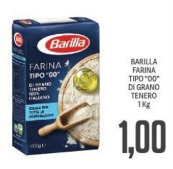 Supermercati Piccolo BARILLA FARINA TIPO "00" DI GRANO TENERO 1 kg offerta