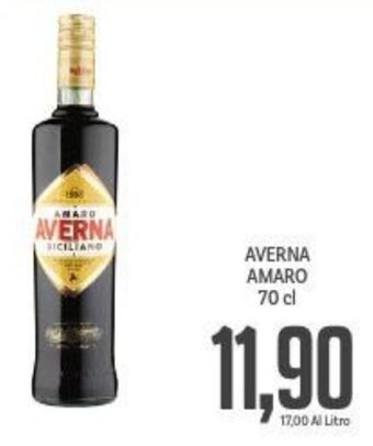 Supermercati Piccolo AVERNA AMARO 70 cl offerta