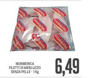 Supermercati Piccolo NORIBERICA FILETTI DI MERLUZZO SENZA PELLE - 1 Kg offerta