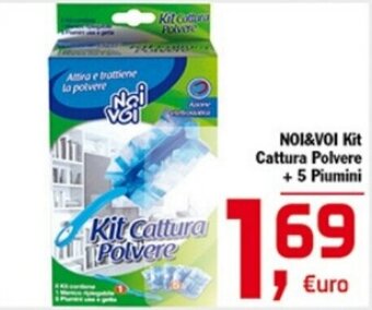 Punto é market NOI&VOI Kit Cattura Polvere + 5 Piumini offerta