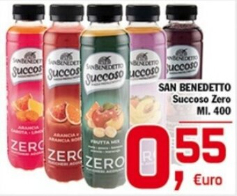Punto é market SAN BENEDETTO Succoso Zero MI. 400 offerta