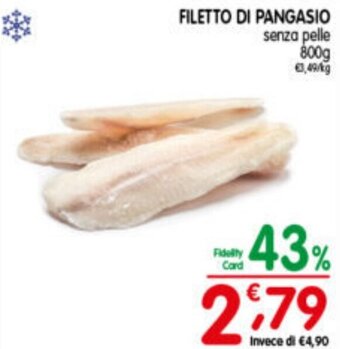D'Ambros FILETTO DI PANGASIO senza pelle 800g offerta