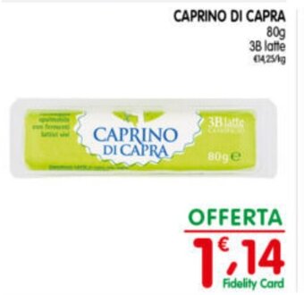D'Ambros CAPRINO DI CAPRA 80 g 38 latte offerta