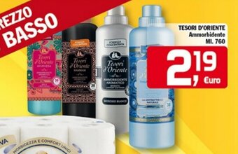 Punto é market TESORI D'ORIENTE Ammorbidente MI. 760 offerta