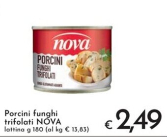 Porcini funghi trifolati NOVA lattina g 180